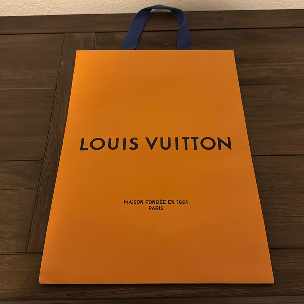 Louis Vuitton Paper Gift Bag 14”x10”x4